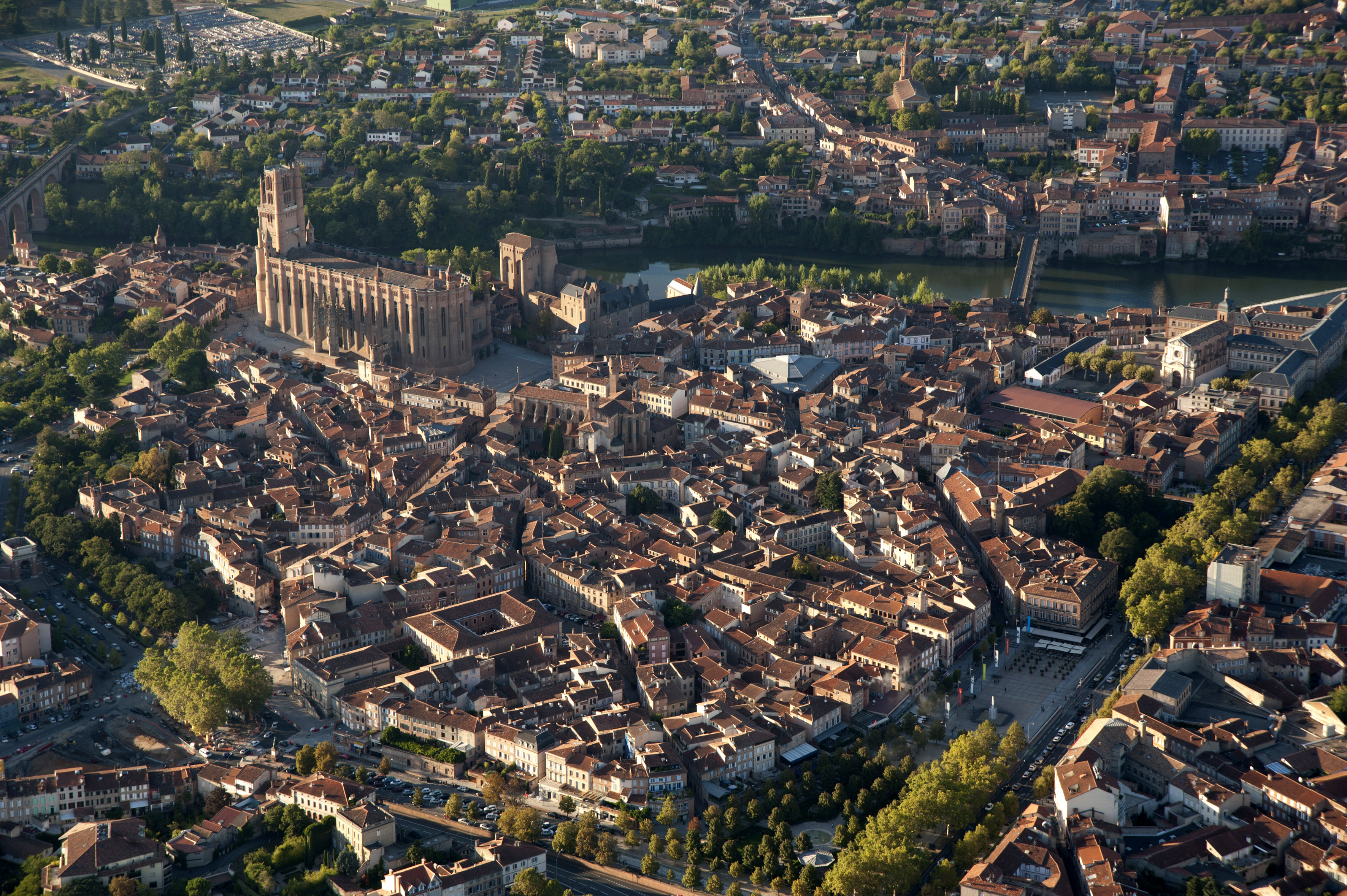 Albi vue du ciel 